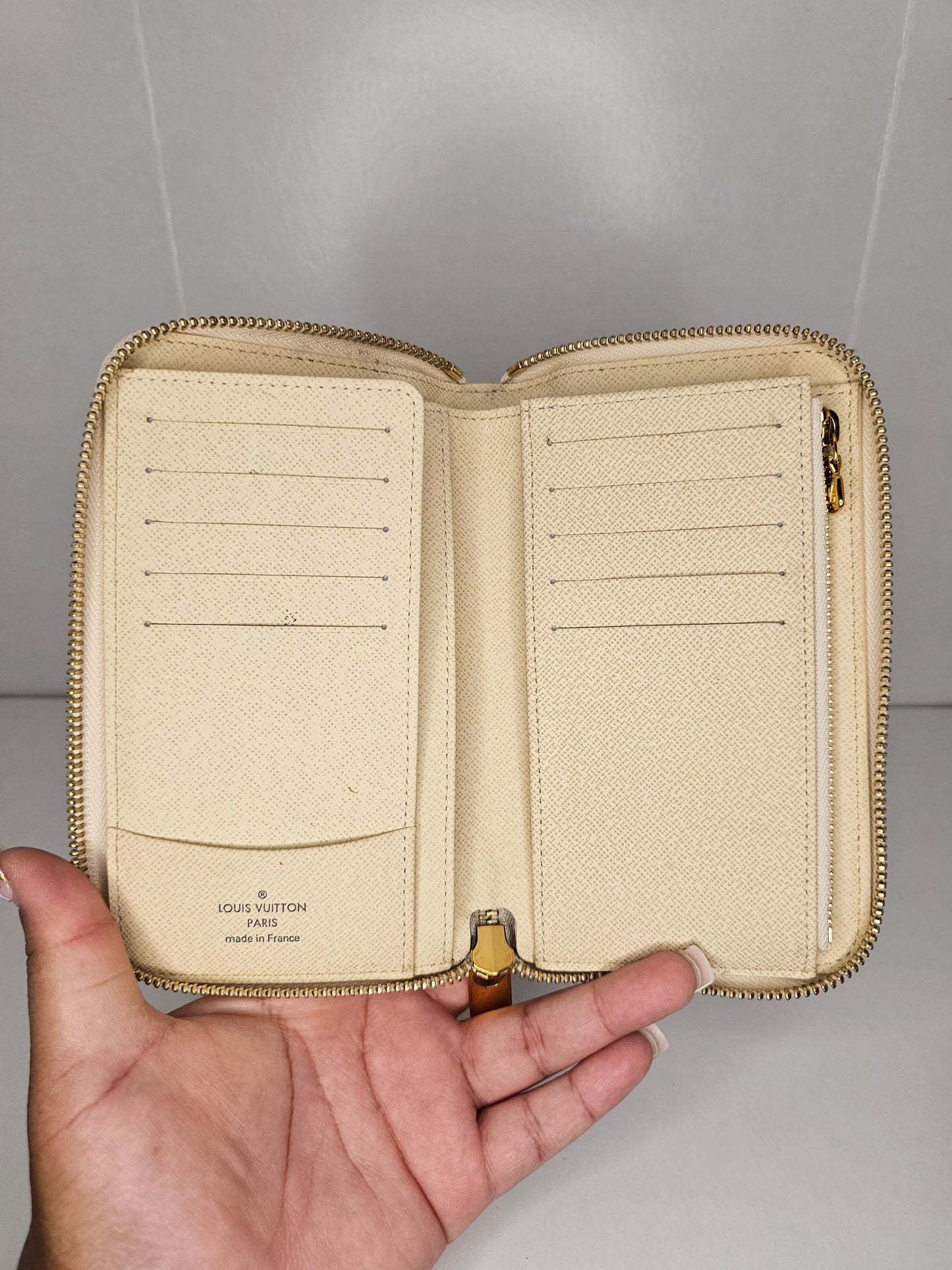 Louis Vuitton Damier Azur Zippy Compact Wallet MI1142