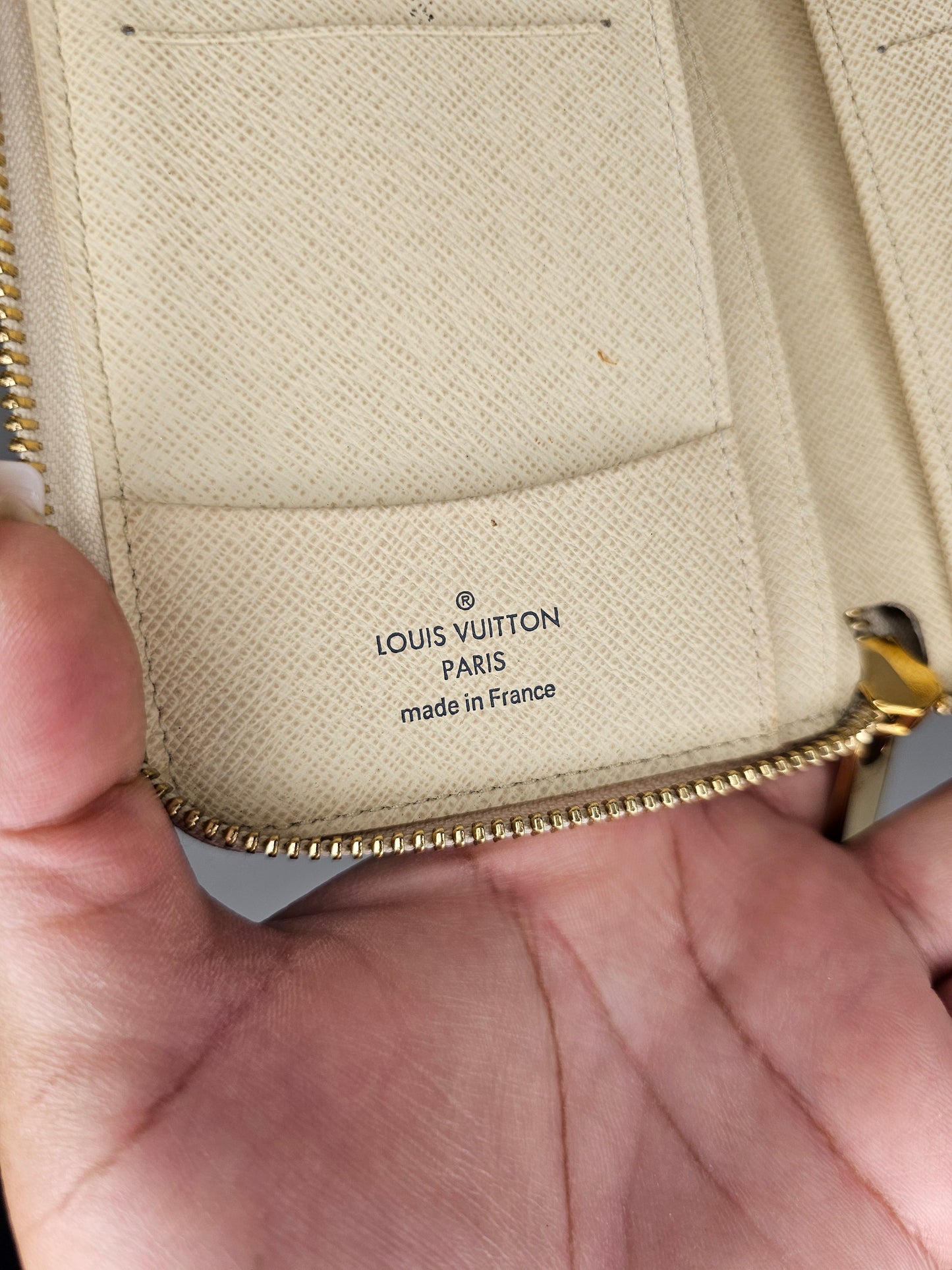 Louis Vuitton Damier Azur Zippy Compact Wallet MI1142