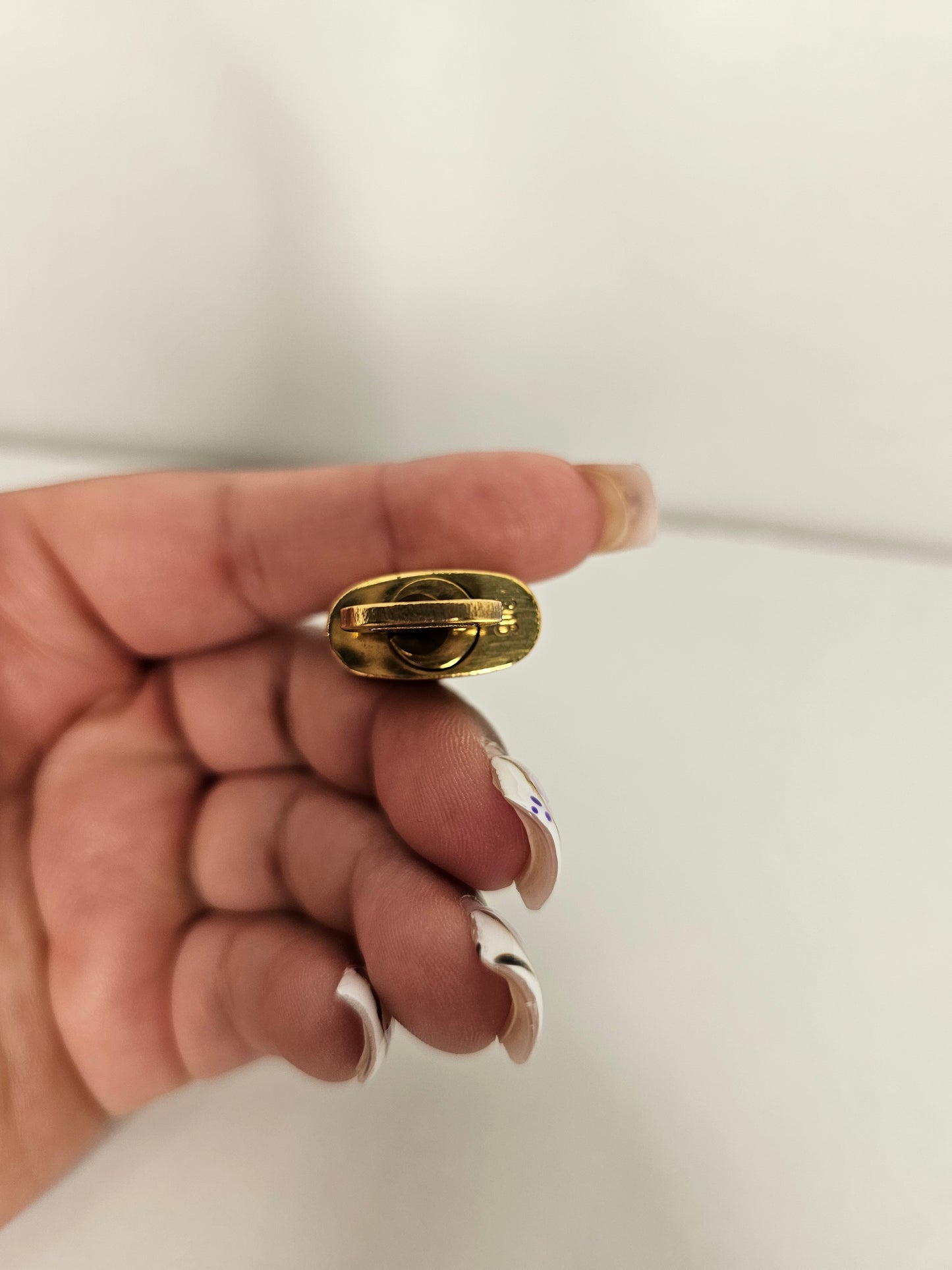 Louis Vuitton Lock and Key Set #316 Gold Colored Brass