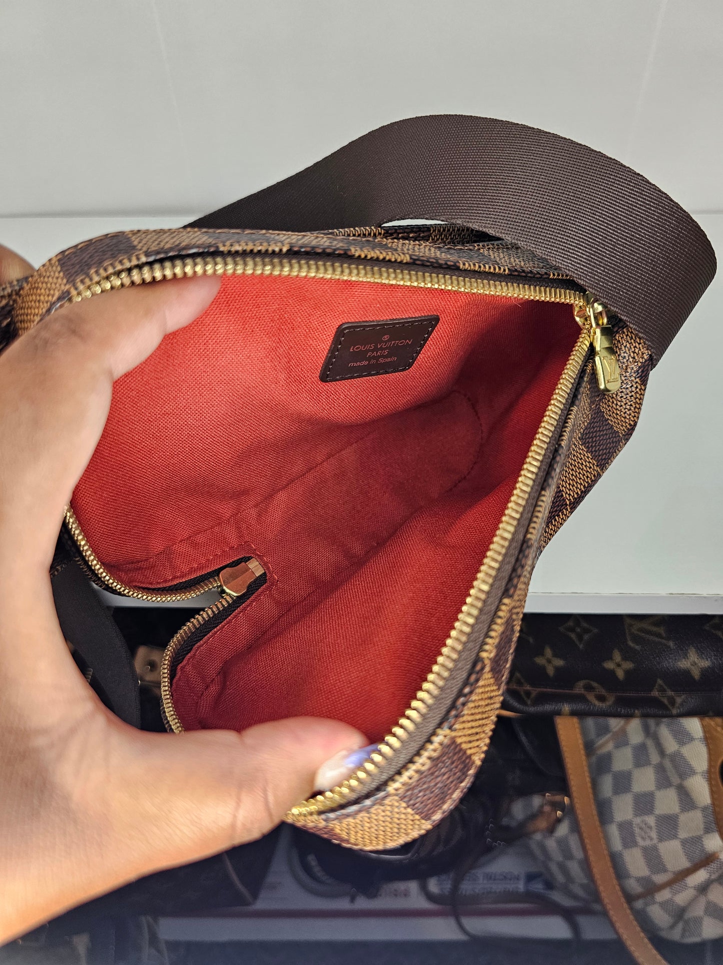 Louis Vuitton Damier Ebene Geronimos Bumbag CA0024