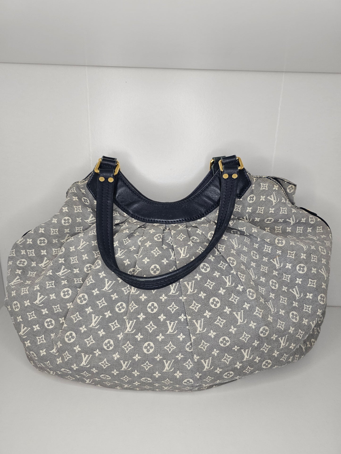 Louis Vuitton Monogram Mini Lin Blue Fantaisie Shoulder Bag TR0141