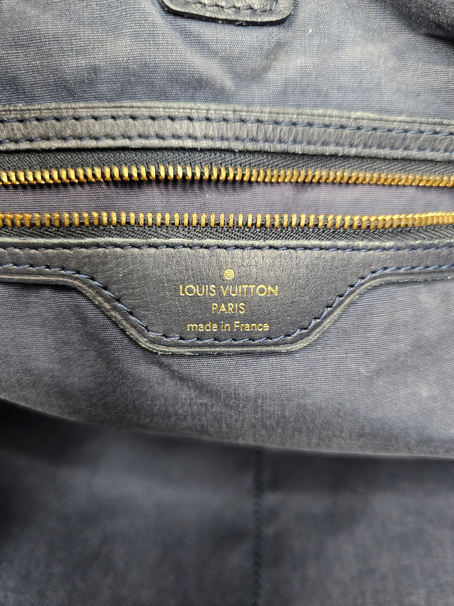 Louis Vuitton Monogram Mini Lin Blue Fantaisie Shoulder Bag TR0141