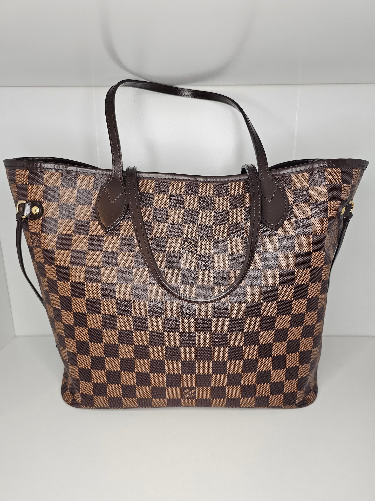 Louis Vuitton Damier Ebene Neverfull MM & Pochette SD0156