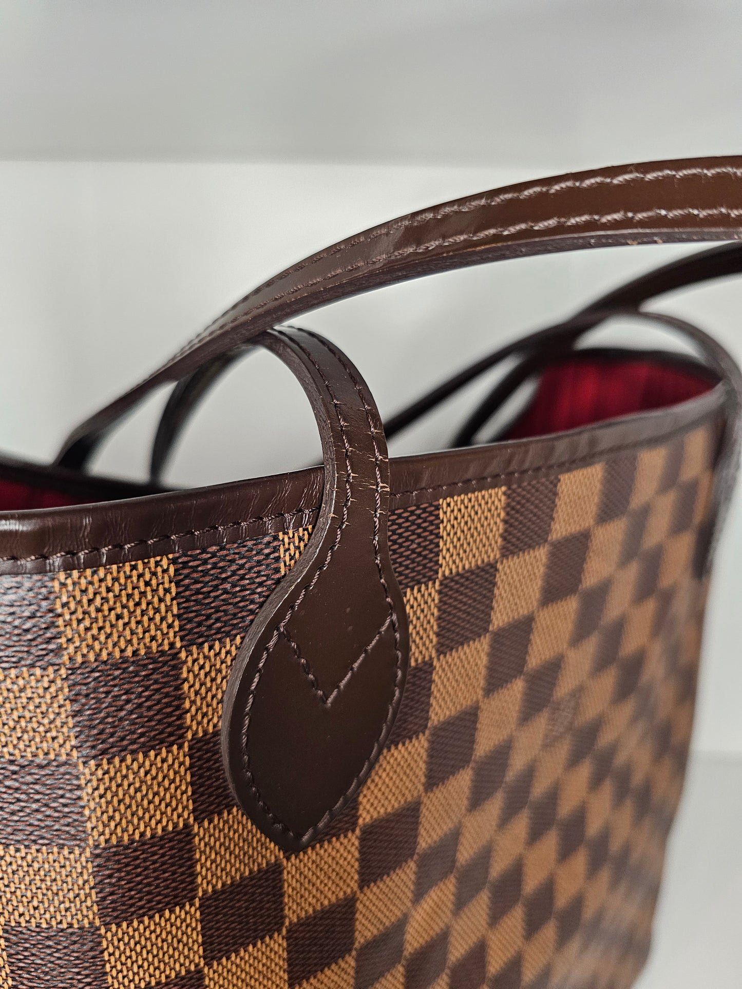 Louis Vuitton Damier Ebene Neverfull MM & Pochette SD0156