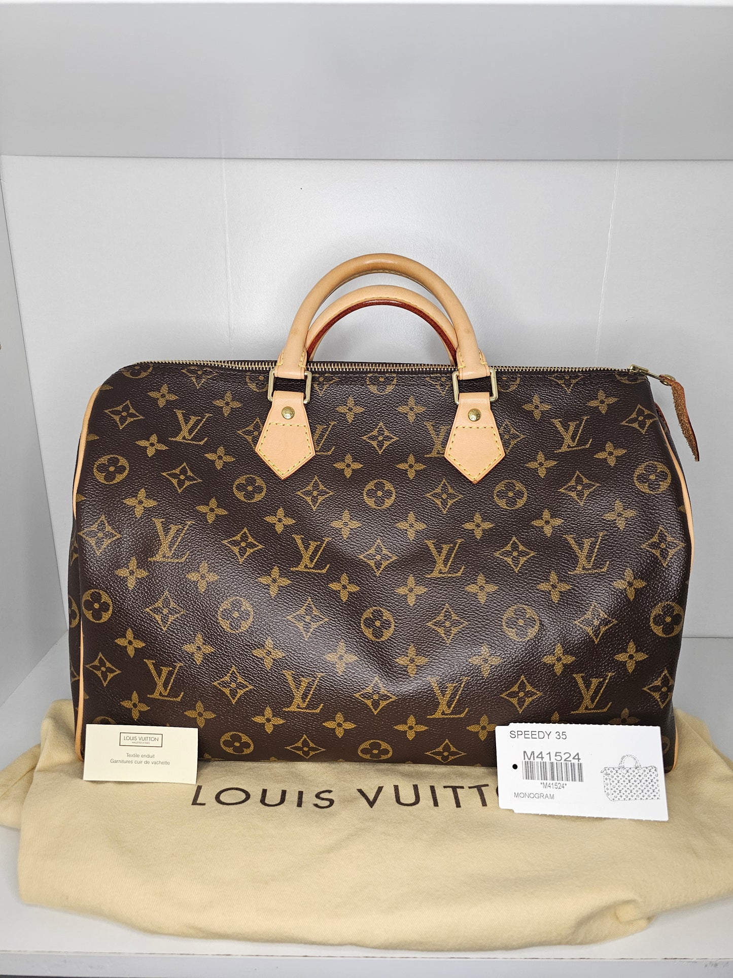 Louis Vuitton Monogram Speedy 35 SD2037