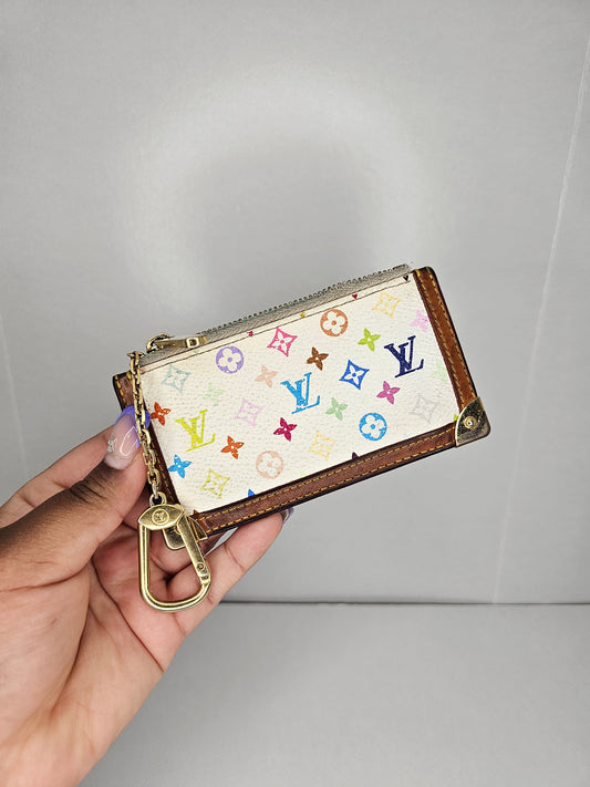 Louis Vuitton Vintage Multicolore Key Pouch CA0073