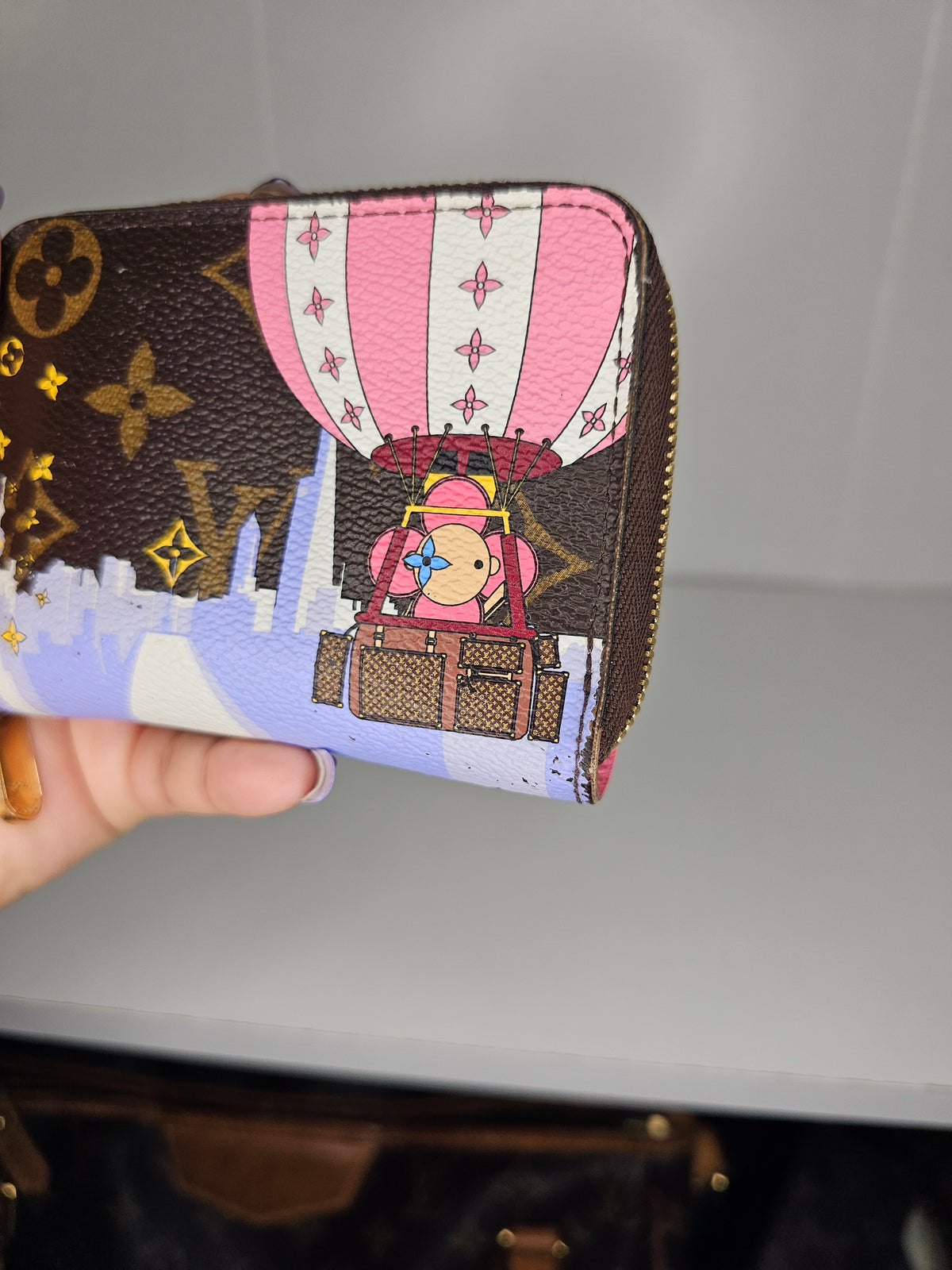 Louis Vuitton Monogram Vivienne Zippy Coin Purse TN3189