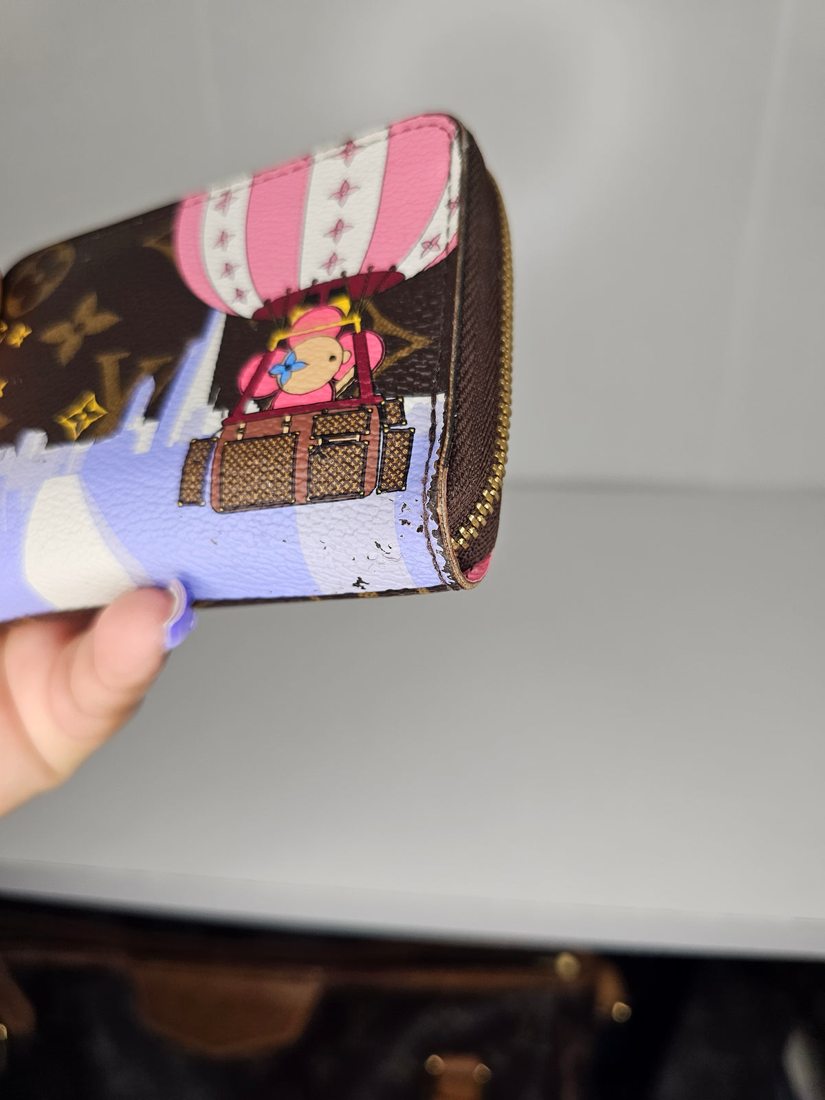 Louis Vuitton Monogram Vivienne Zippy Coin Purse TN3189