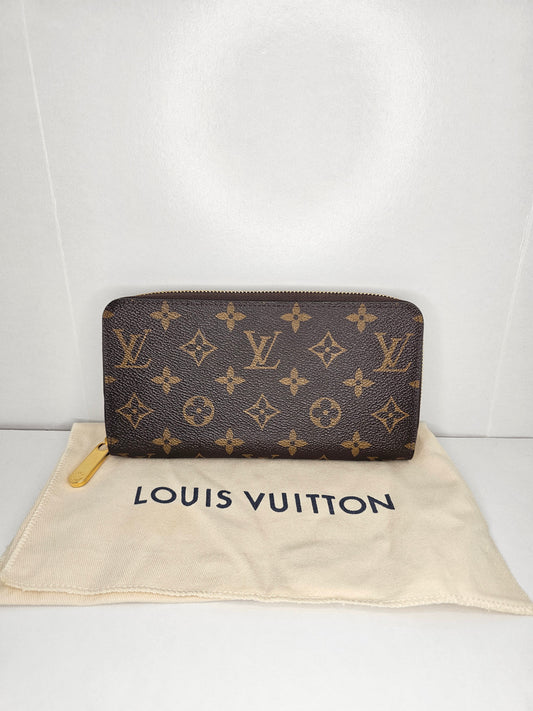 Louis Vuitton Monogram Pink Zippy Monogram Wallet NM SD0179