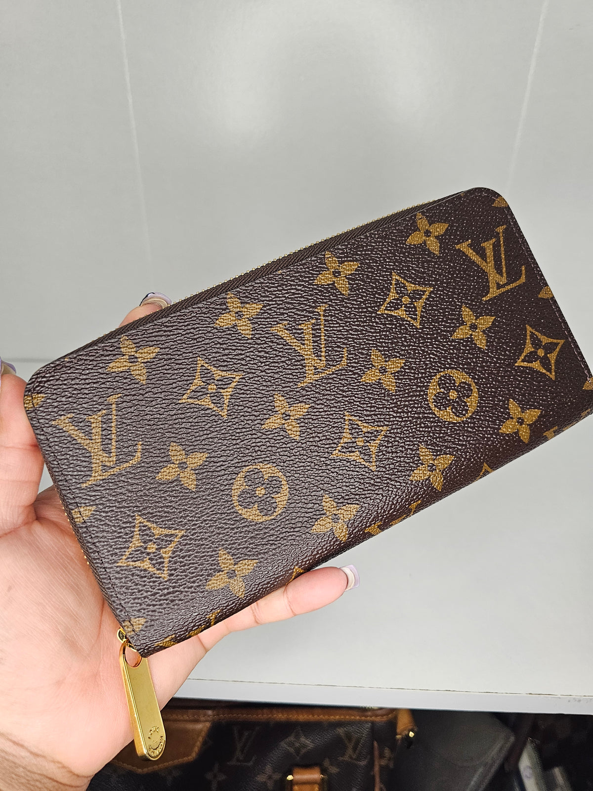 Louis Vuitton Monogram Pink Zippy Monogram Wallet NM SD0179