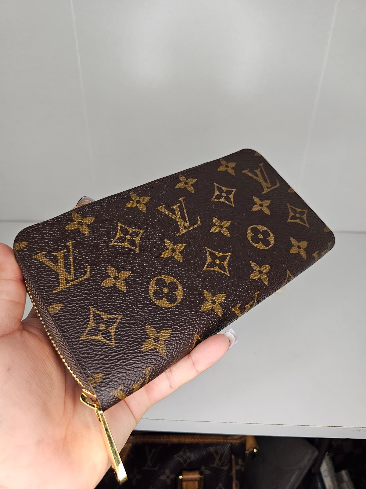 Louis Vuitton Monogram Pink Zippy Monogram Wallet NM SD0179