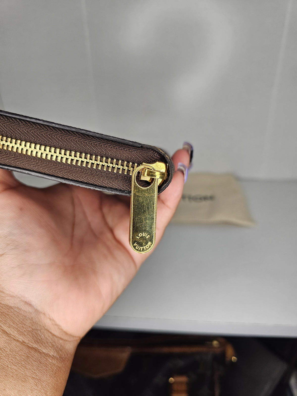 Louis Vuitton Monogram Pink Zippy Monogram Wallet NM SD0179