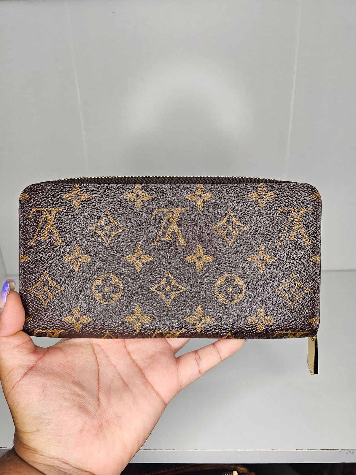 Louis Vuitton Monogram Pink Zippy Monogram Wallet NM SD0179