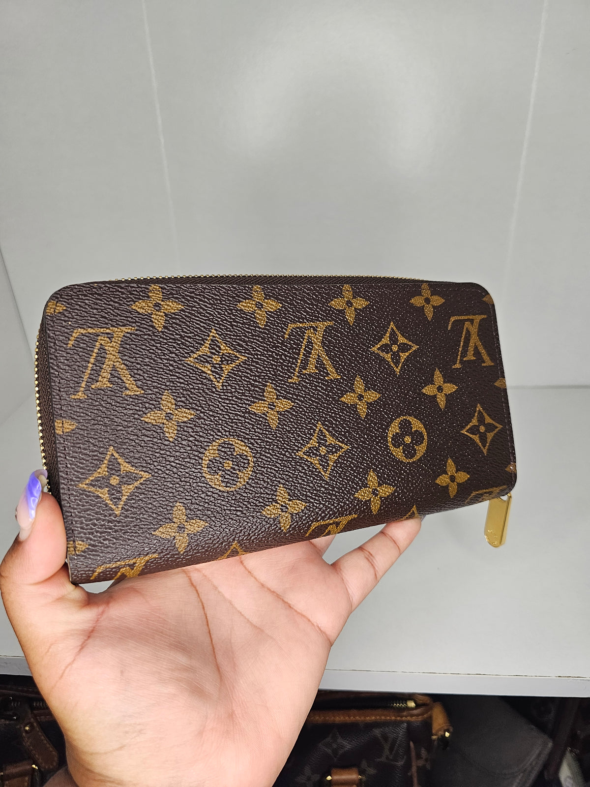Louis Vuitton Monogram Pink Zippy Monogram Wallet NM SD0179