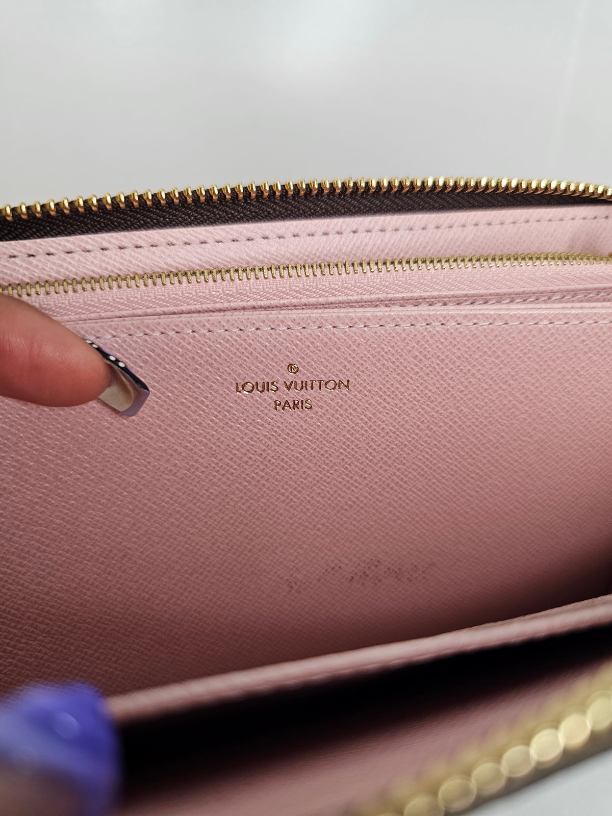 Louis Vuitton Monogram Pink Zippy Monogram Wallet NM SD0179
