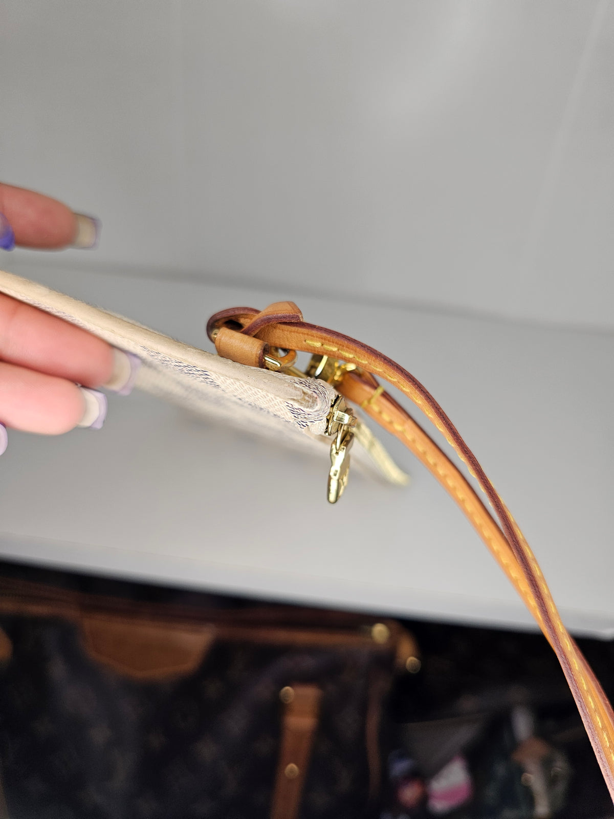 Louis Vuitton Damier Azur Neverfull Pochette FL2148