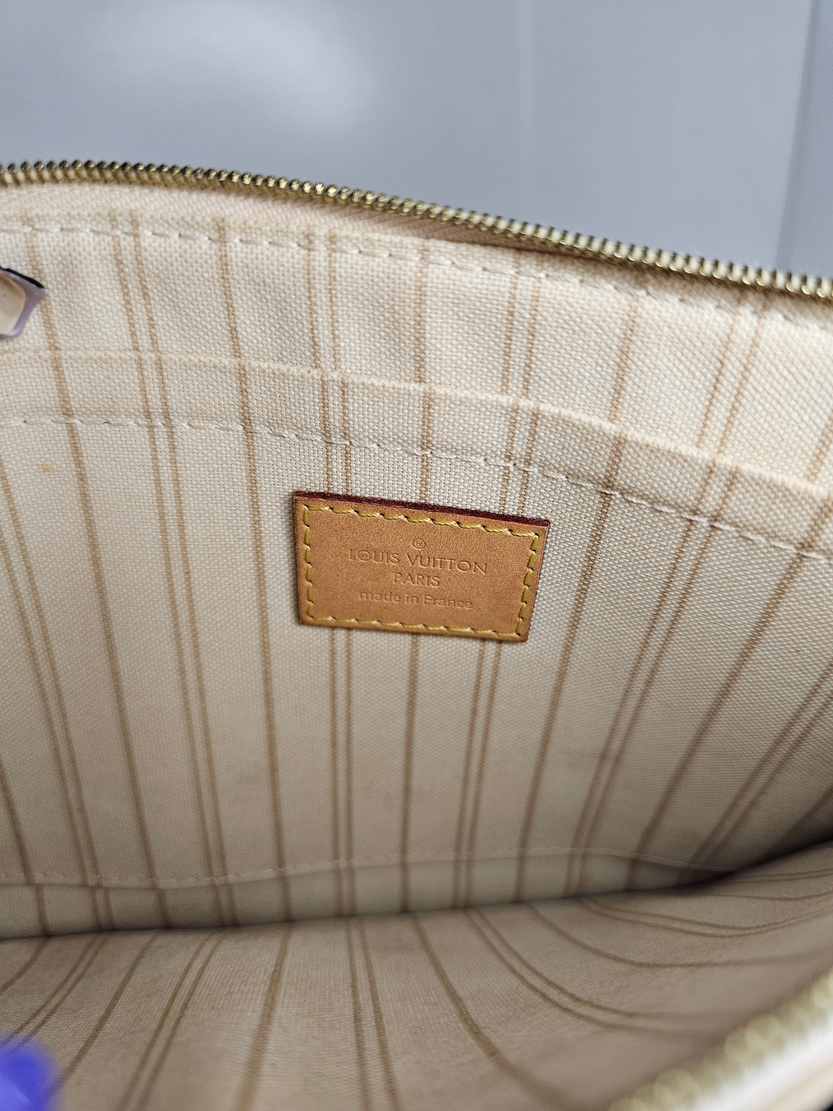 Louis Vuitton Damier Azur Neverfull Pochette FL2148