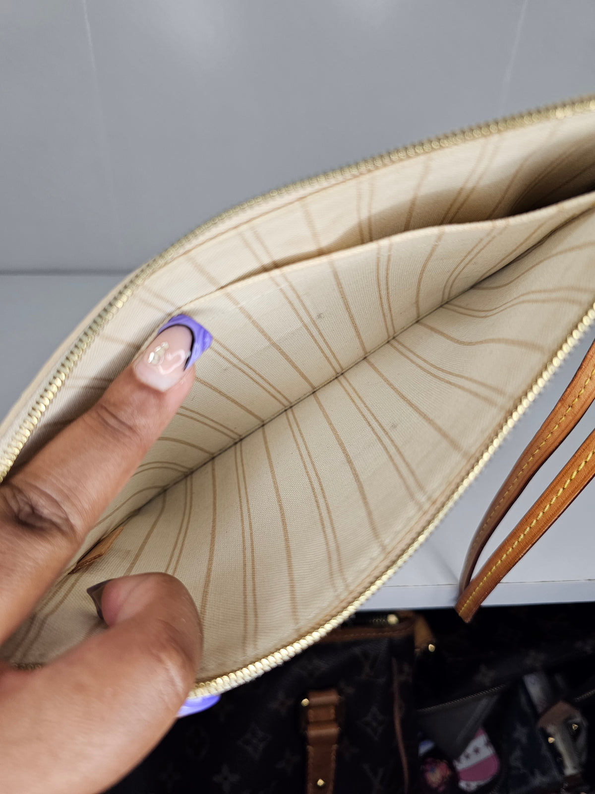 Louis Vuitton Damier Azur Neverfull Pochette FL2148