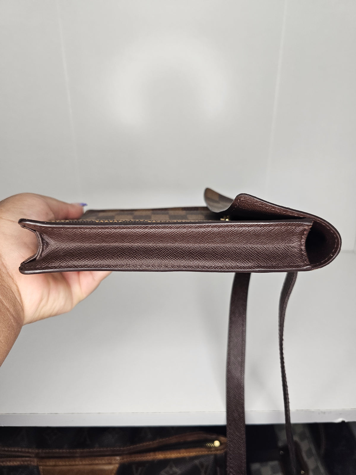 Louis Vuitton Damier Ebene Pimplico Shoulder / Crossbody Bag MI1919