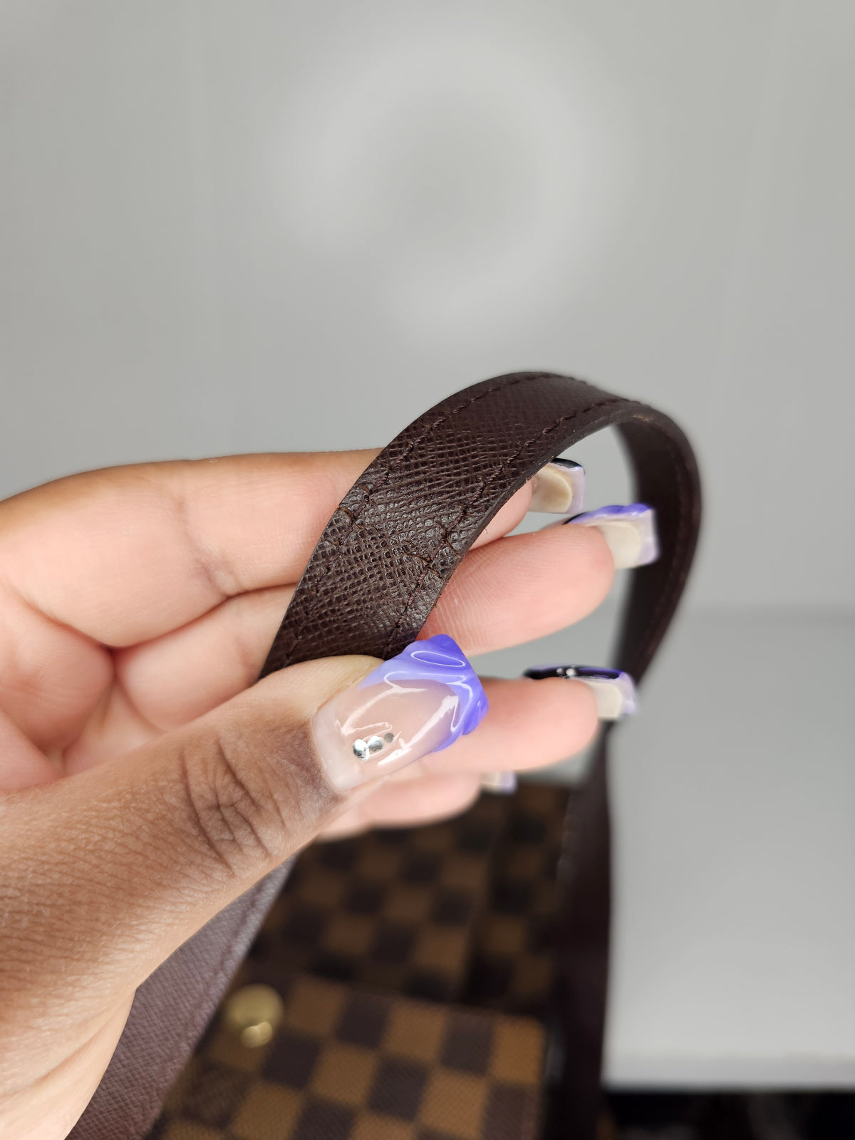 Louis Vuitton Damier Ebene Pimplico Shoulder / Crossbody Bag MI1919