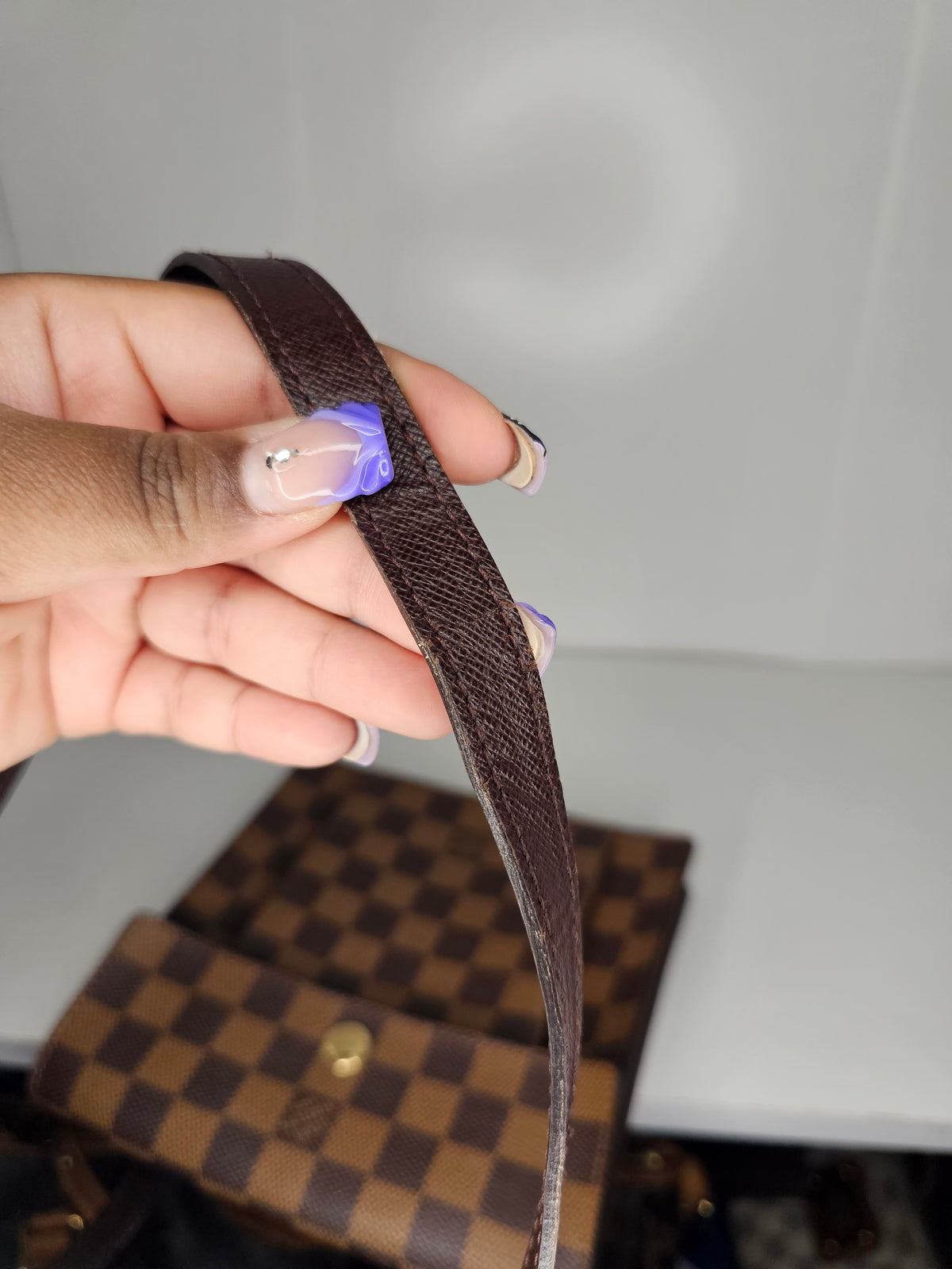 Louis Vuitton Damier Ebene Pimplico Shoulder / Crossbody Bag MI1919