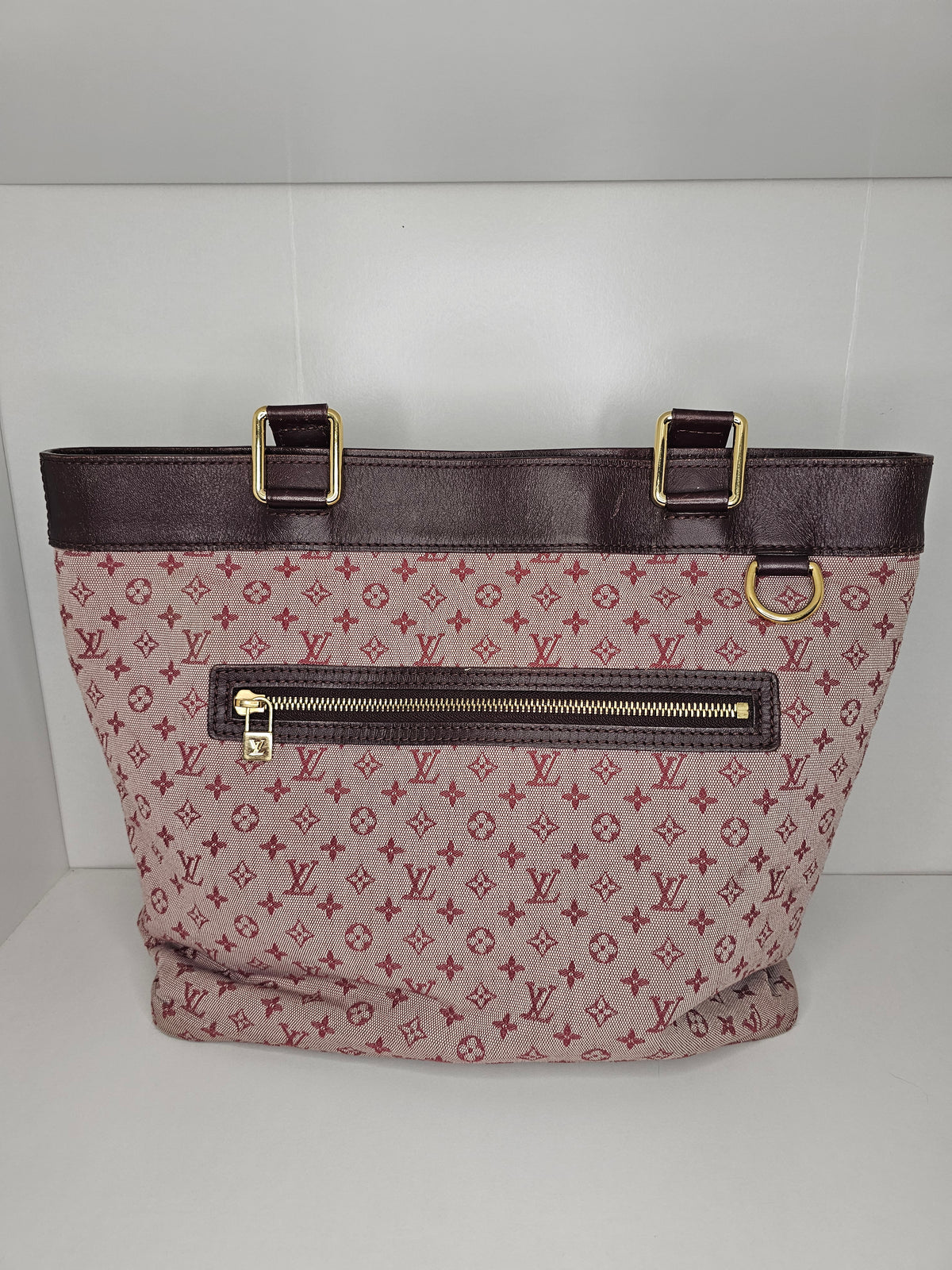 Louis Vuitton Red Mini Lin Lucille GM SR0093