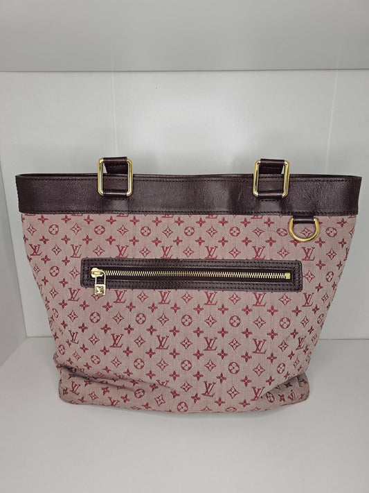 Louis Vuitton Red Mini Lin Lucille GM SR0093