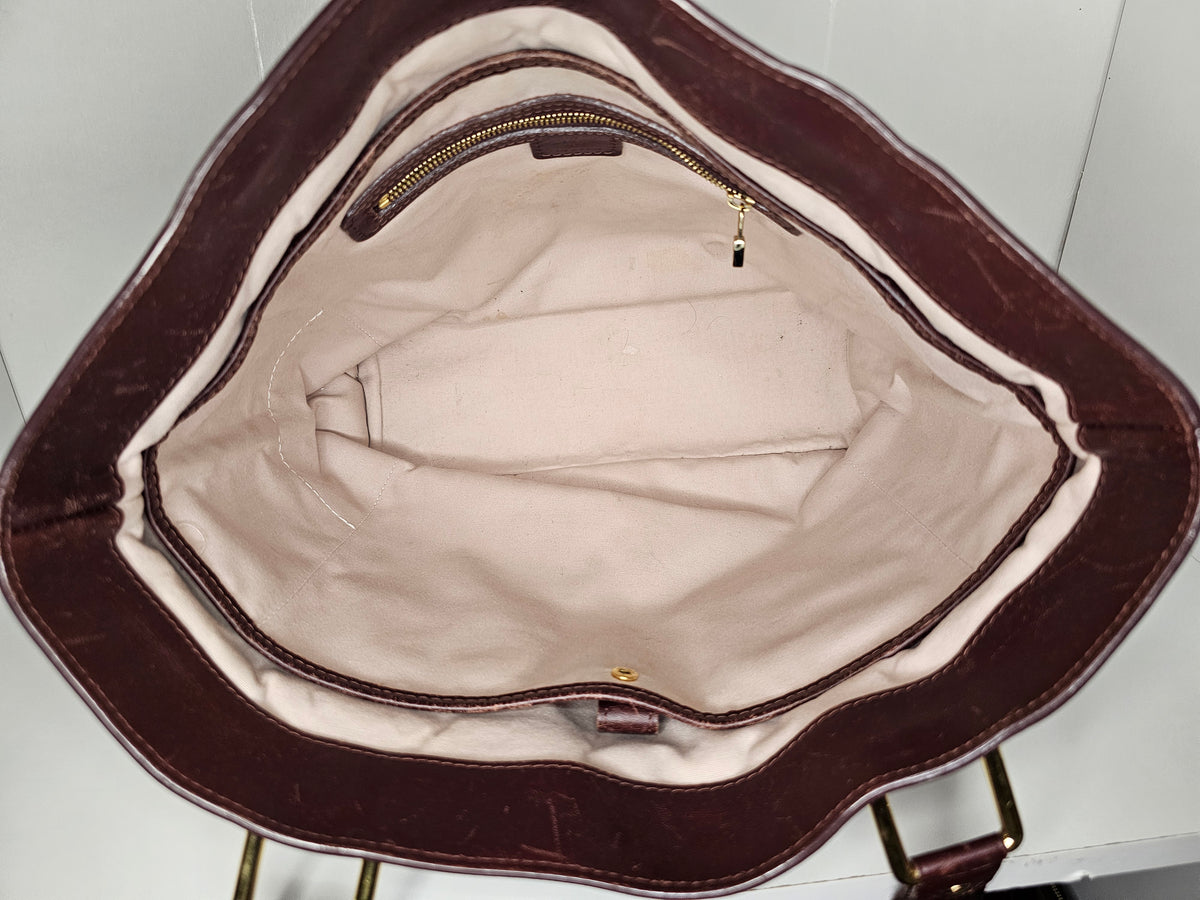 Louis Vuitton Red Mini Lin Lucille GM SR0093