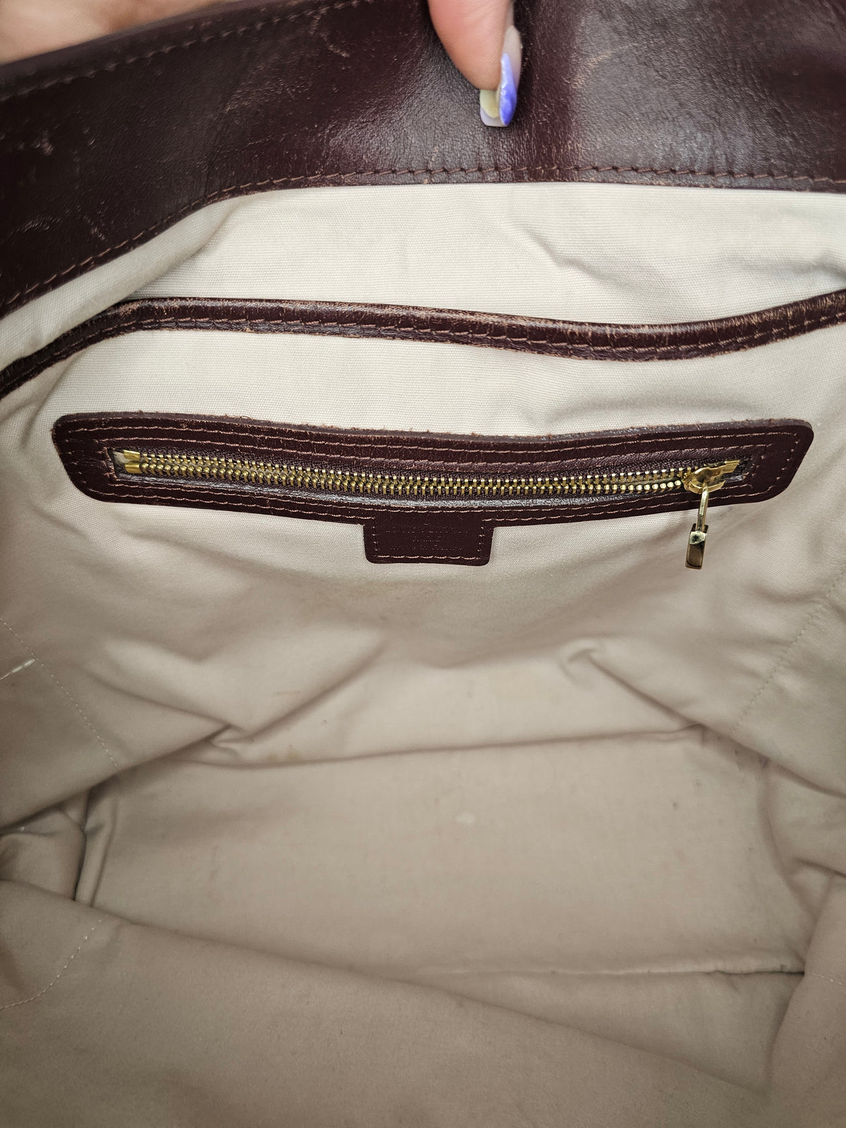 Louis Vuitton Red Mini Lin Lucille GM SR0093