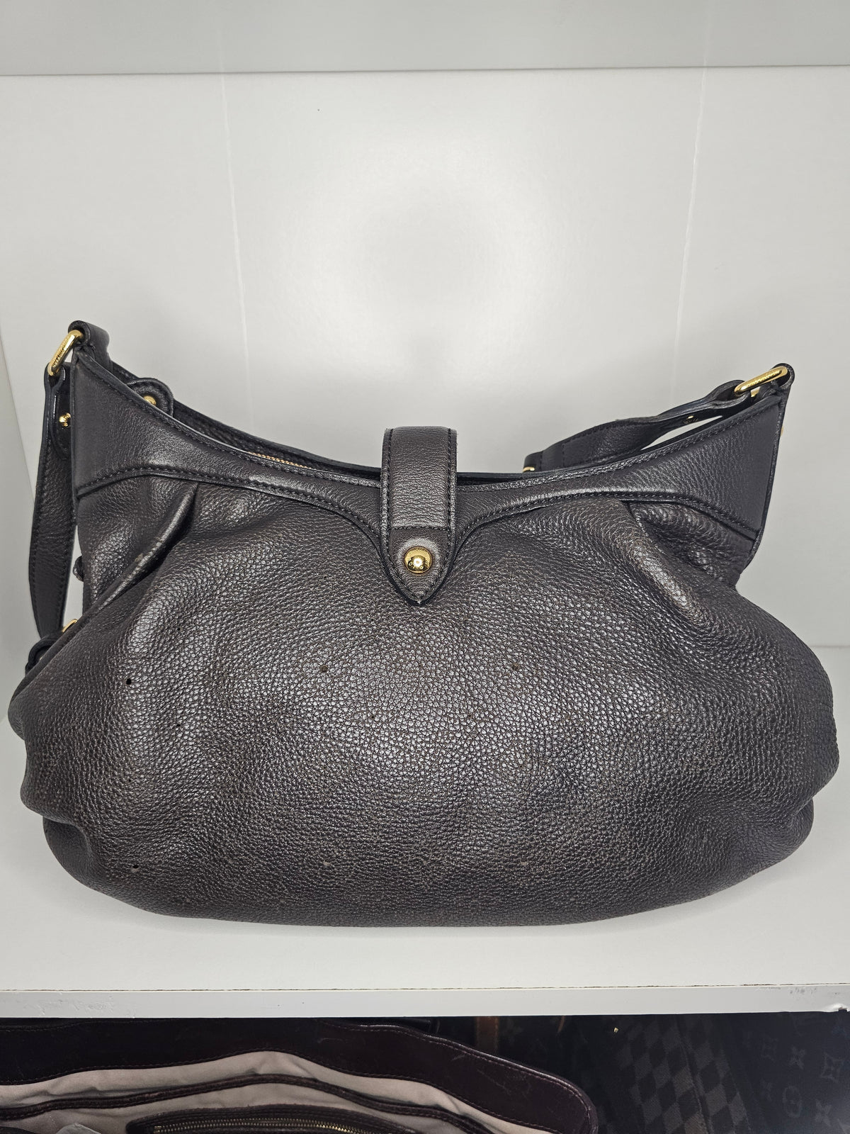 Louis Vuitton Chocolate Brown Mahina XS MB0059