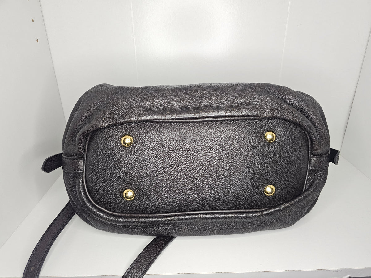 Louis Vuitton Chocolate Brown Mahina XS MB0059