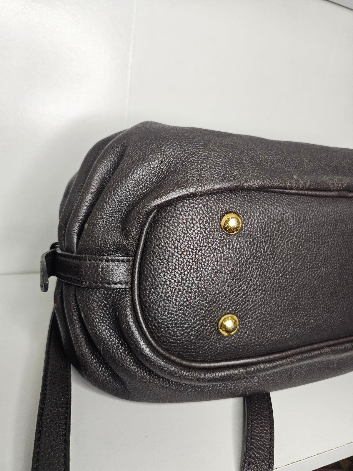 Louis Vuitton Chocolate Brown Mahina XS MB0059