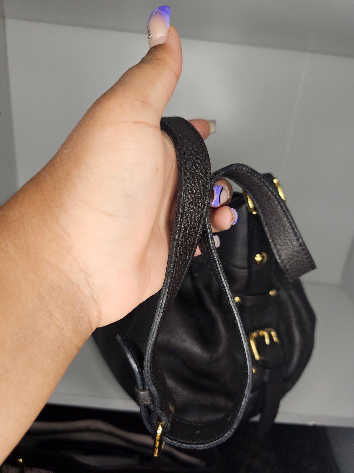 Louis Vuitton Chocolate Brown Mahina XS MB0059