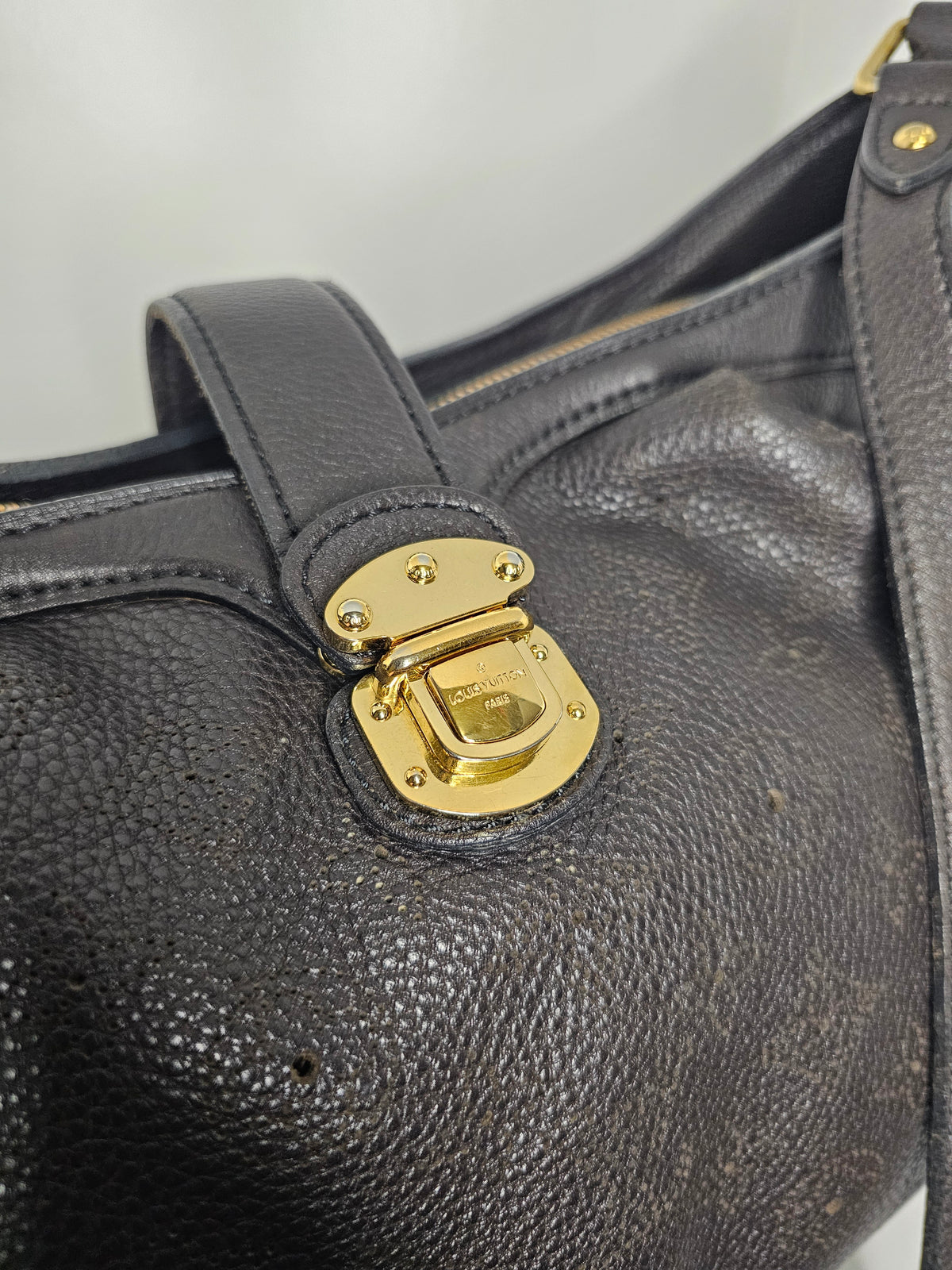 Louis Vuitton Chocolate Brown Mahina XS MB0059