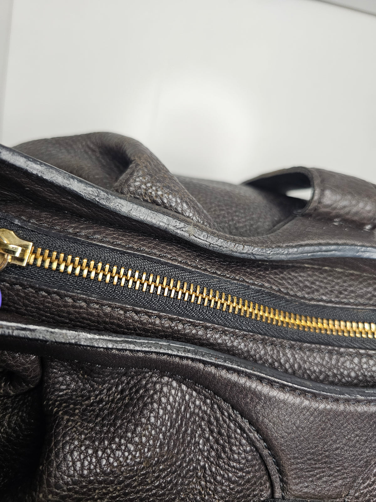 Louis Vuitton Chocolate Brown Mahina XS MB0059