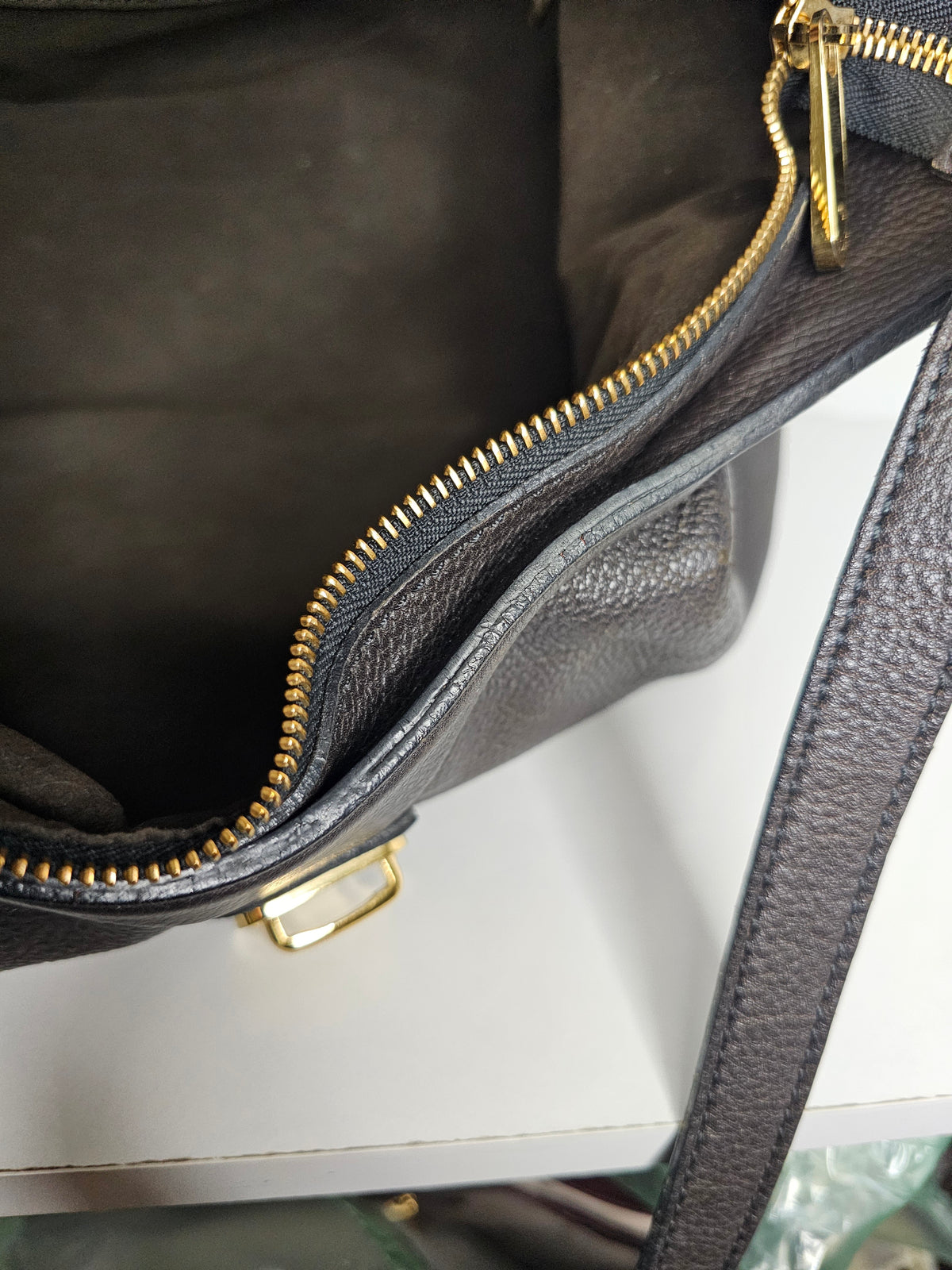 Louis Vuitton Chocolate Brown Mahina XS MB0059
