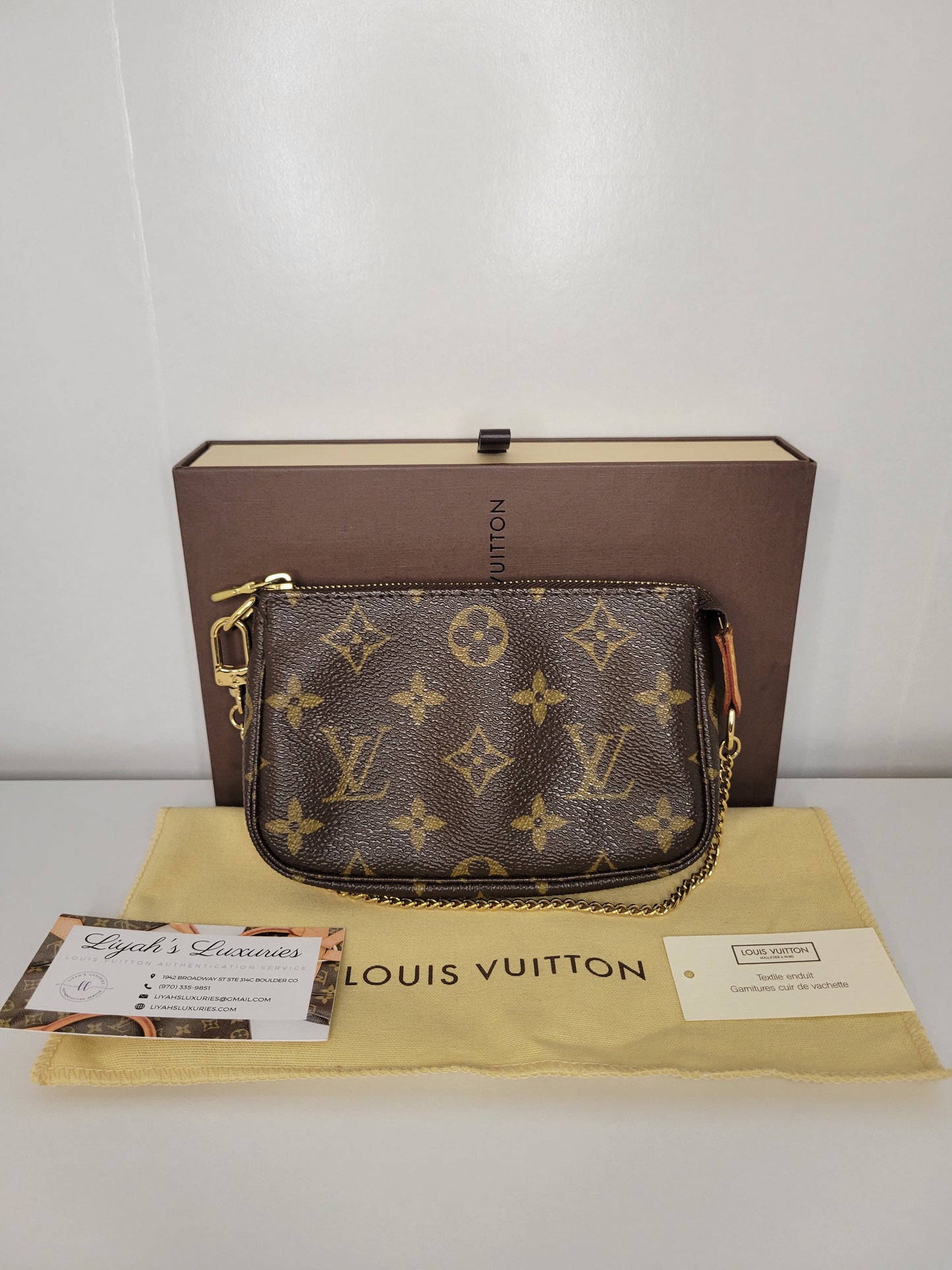 Louis Vuitton Mini Pochette Monogram FL1015