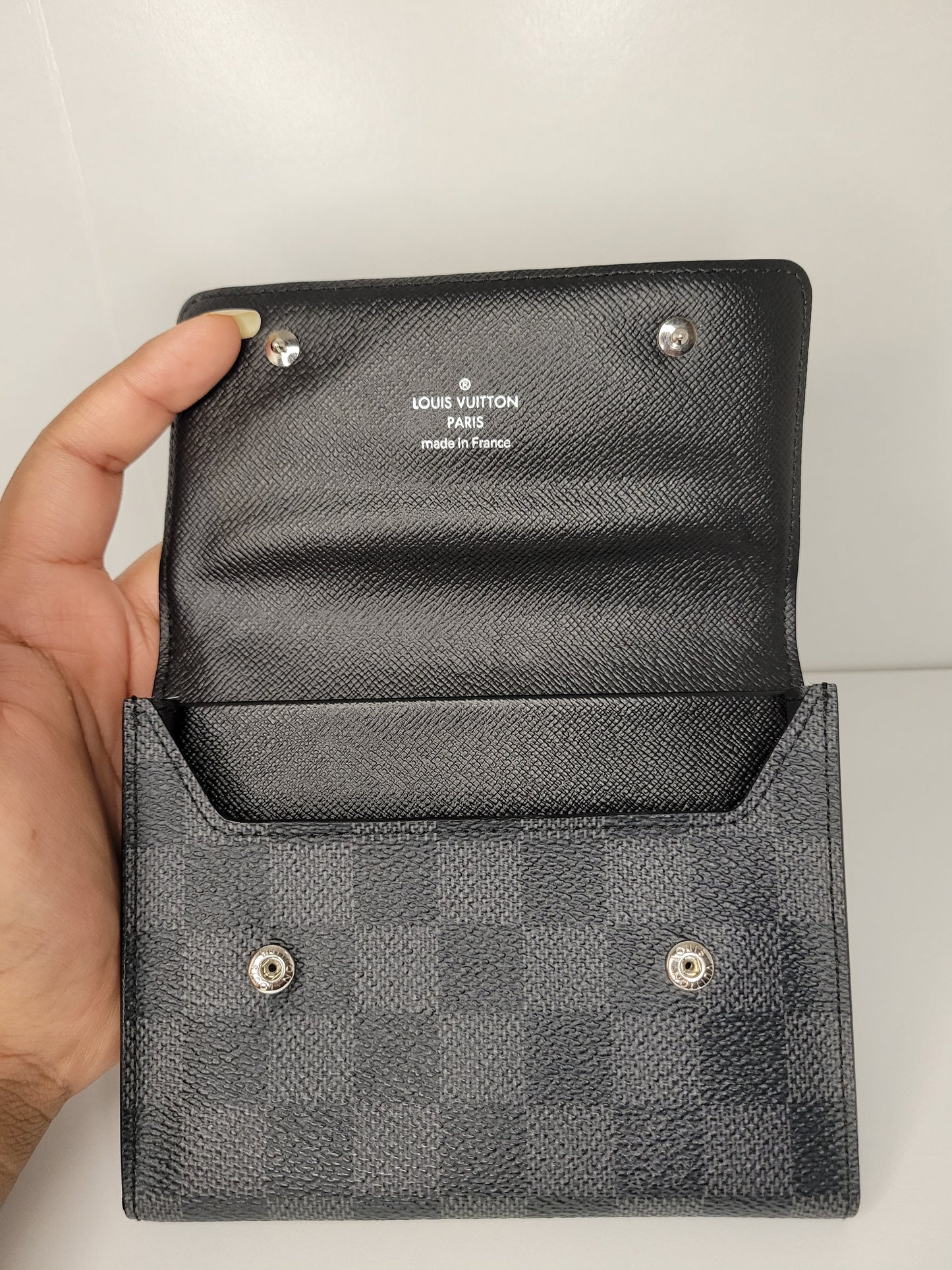 Louis Vuitton Damier Graphite Compact Modulable Wallet MI5009