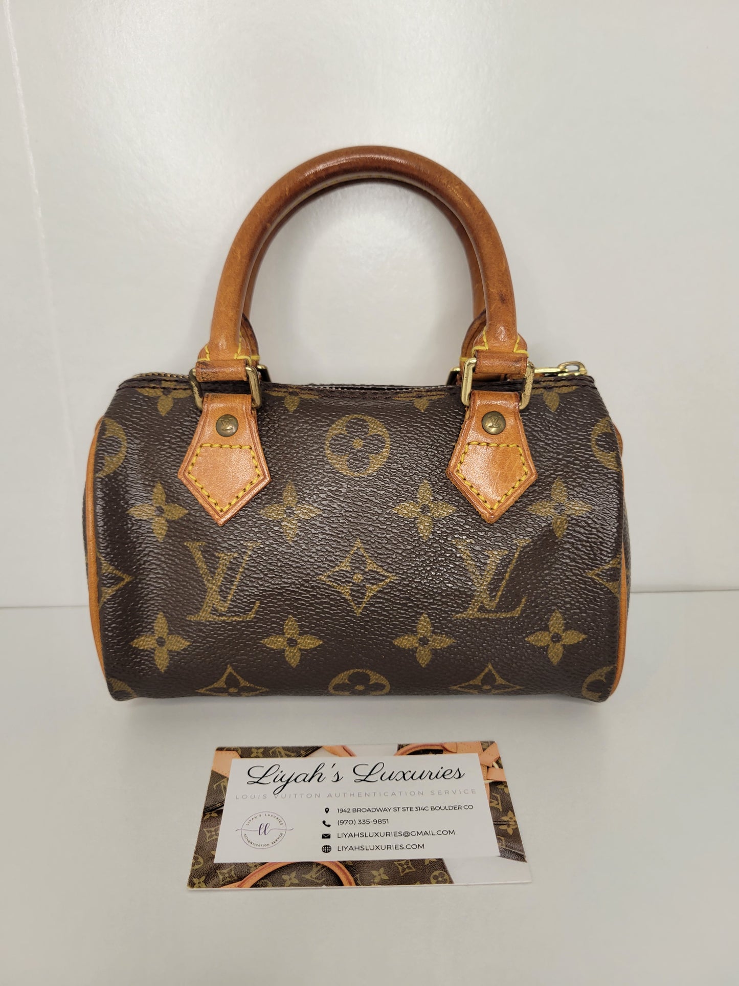 Louis Vuitton Mini Speedy HL with LV Strap TH0947