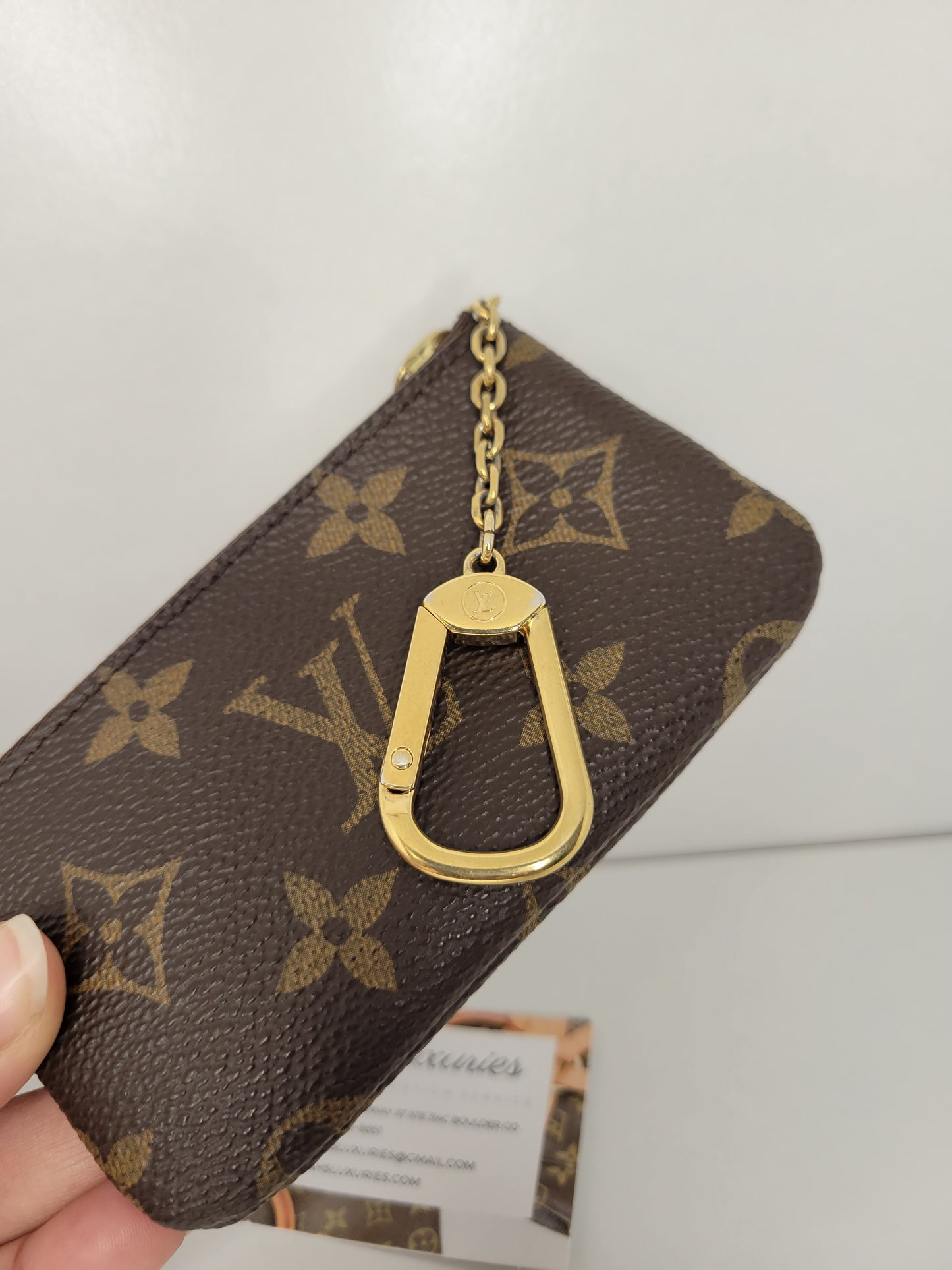 Louis Vuitton Cles Monogram Key Pouch