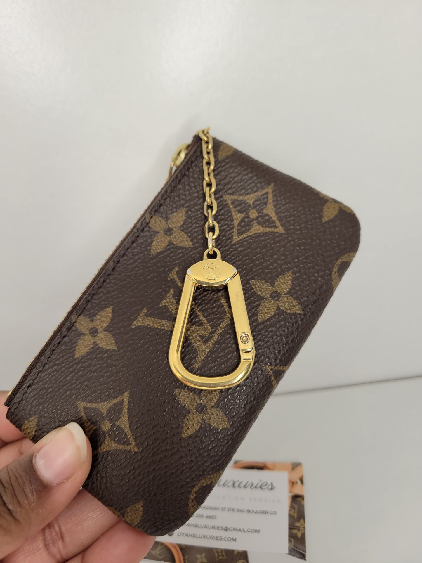 Louis Vuitton Cles Monogram Key Pouch