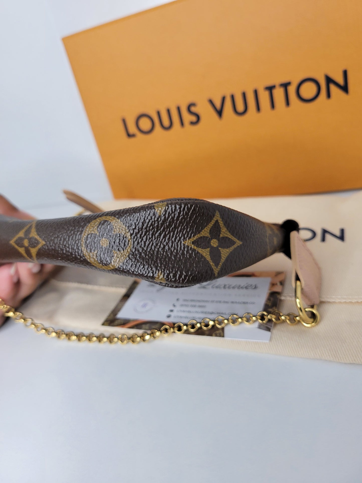 Louis Vuitton Limited Edition L Rue Scribe Mini Pochette