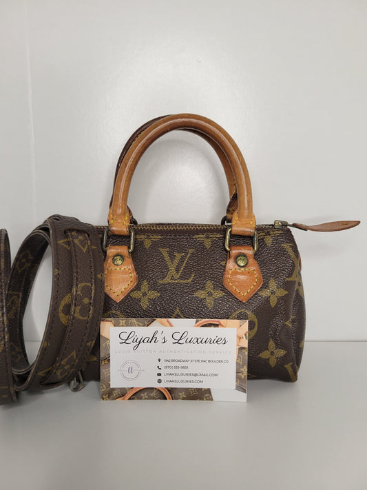 Louis Vuitton Mini Speedy HL w/ Monogram Strap