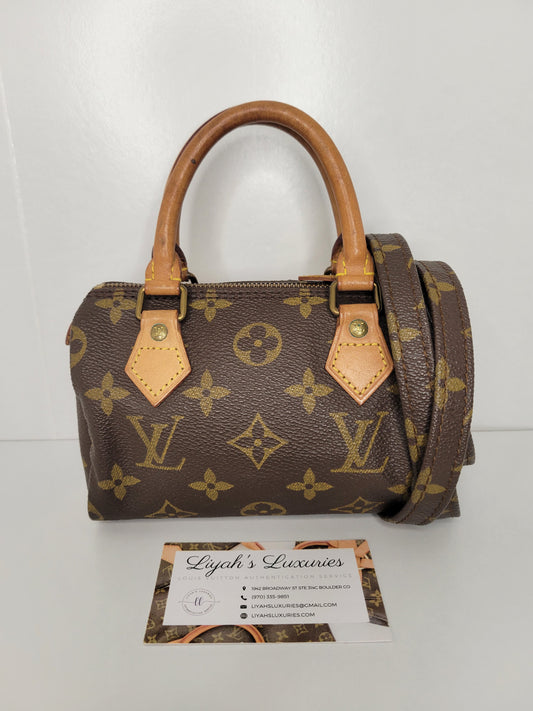 Louis Vuitton Mini Speedy HL with LV Monogram Strap TH0962