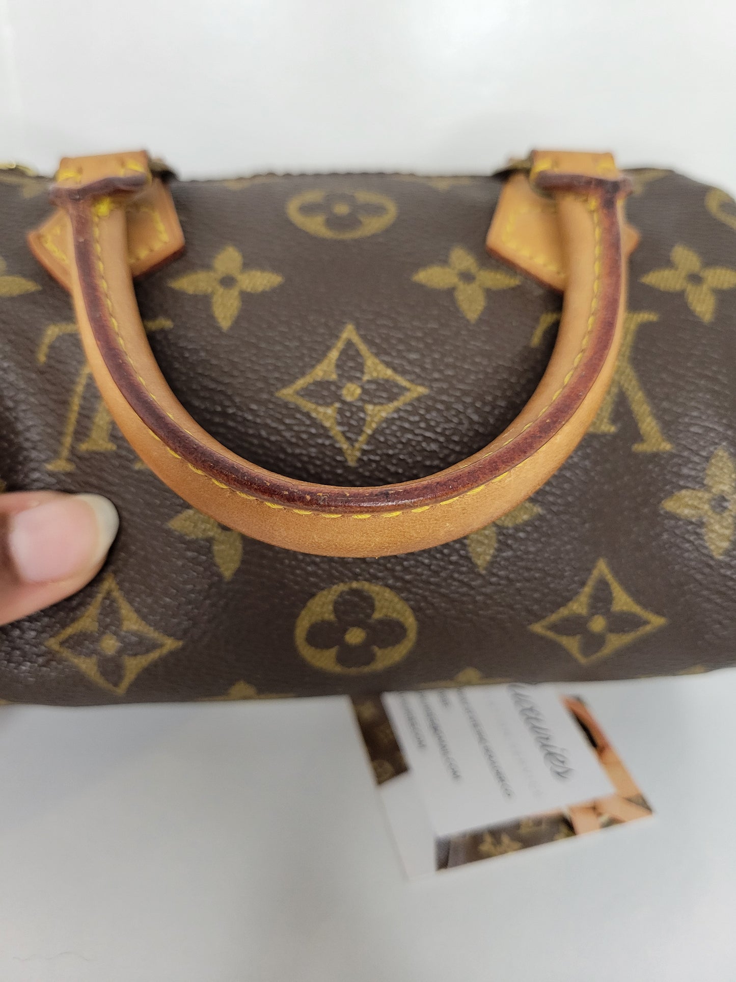 Louis Vuitton Mini Speedy HL with LV Monogram Strap TH0962