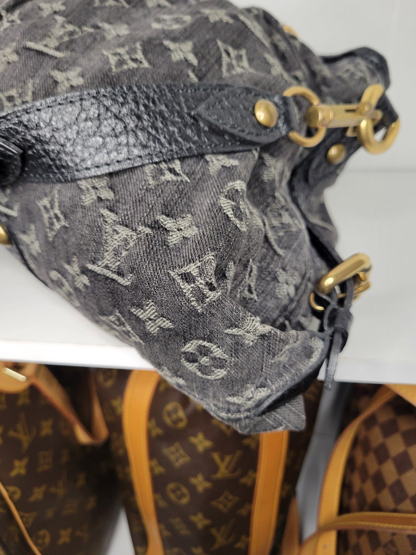 Louis Vuitton Monogram Denim Neo Cabby TH3067