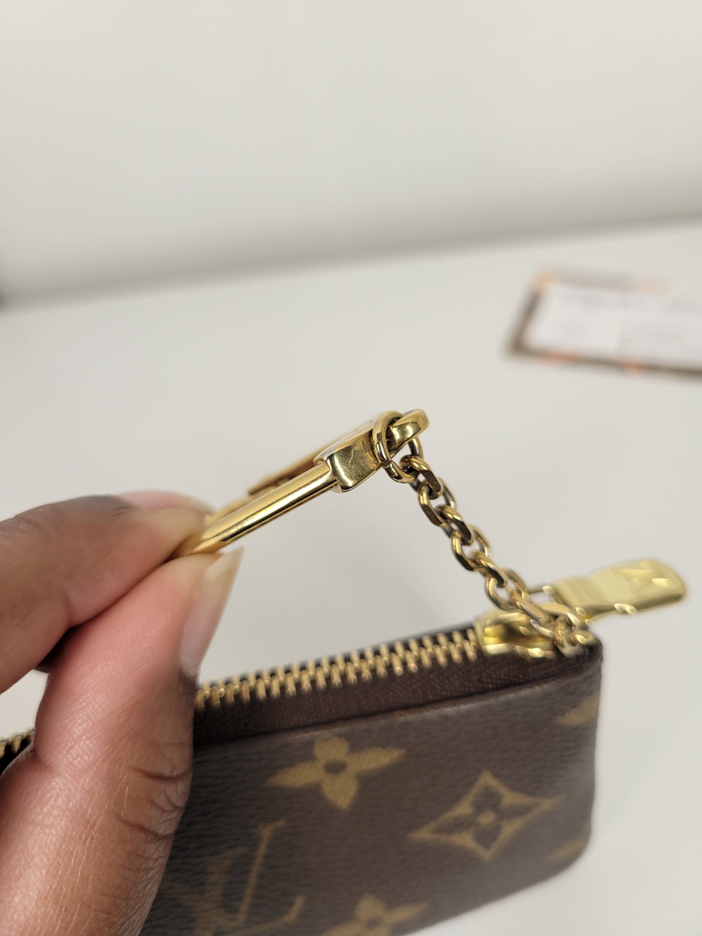 Louis Vuitton Cles Monogram Key Pouch