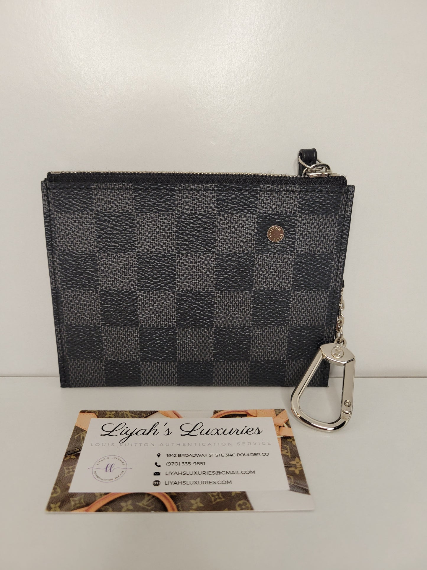 Louis Vuitton Damier Graphite Compact Modulable Wallet MI4009