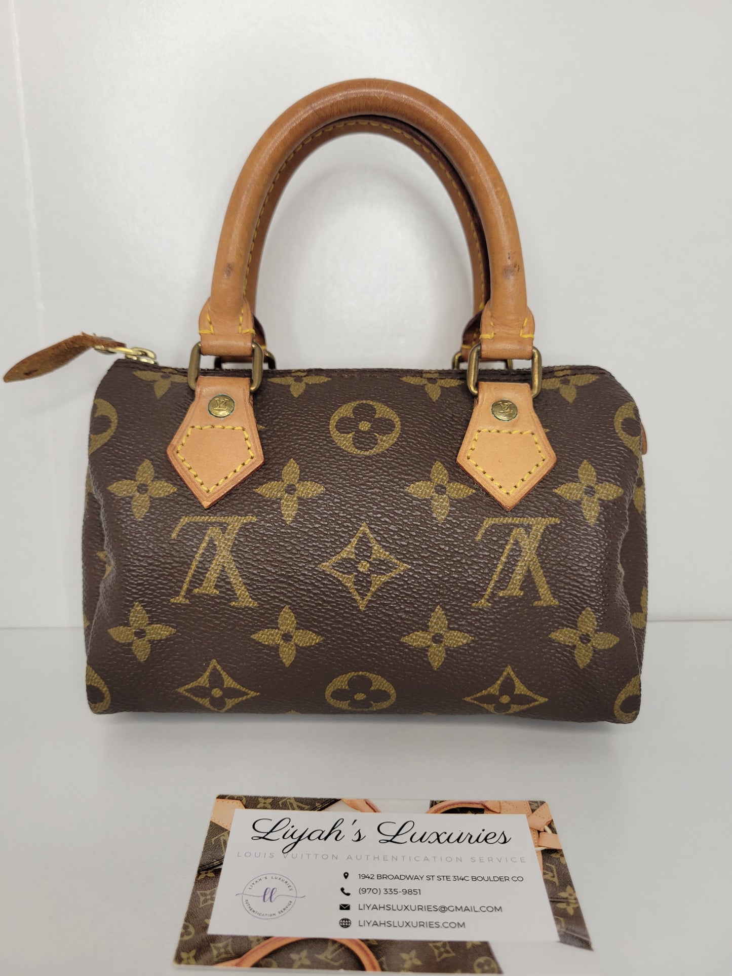 Louis Vuitton Mini Speedy HL with LV Monogram Strap TH0962