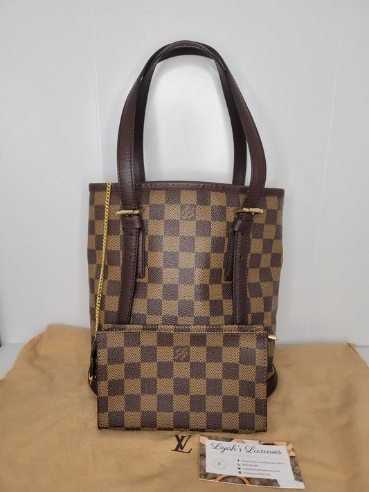 Louis Vuitton Damier Ebene Marais Bucket Bag AR0938